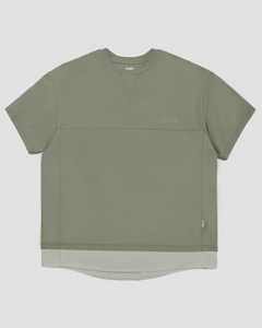 SS22 Layer Side Slit Tee - Olive