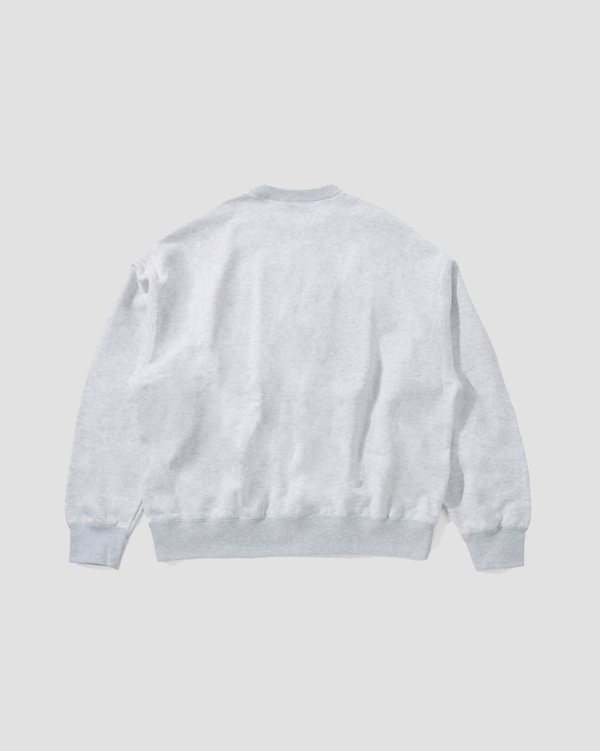 BILLIONAIRE BOYS CLUB Chenille Logo Cotton Sweatshirt - Gray