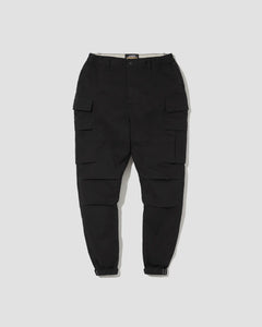 Pinroll Jogger Cargo Pants - Black