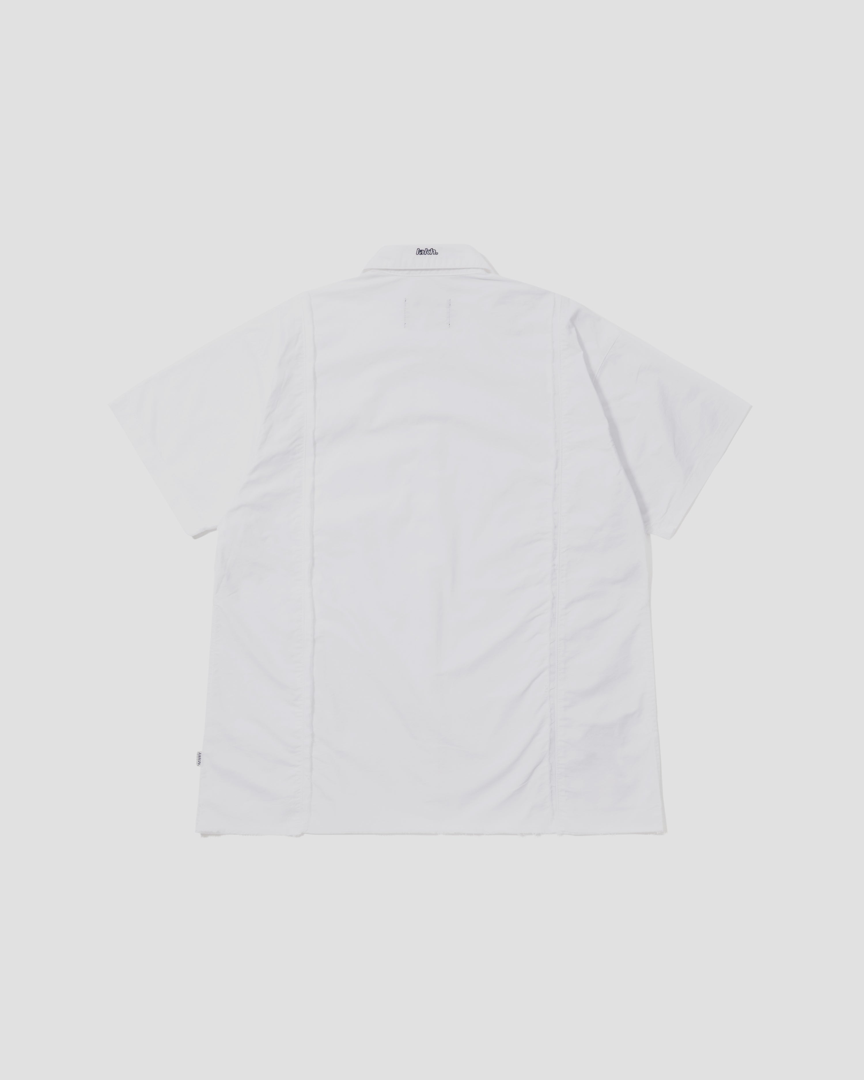 S/S Raw Edge Shirt - White