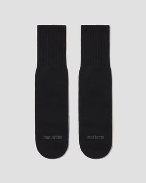 LAKH X DECKA 80's Skater Socks - Black