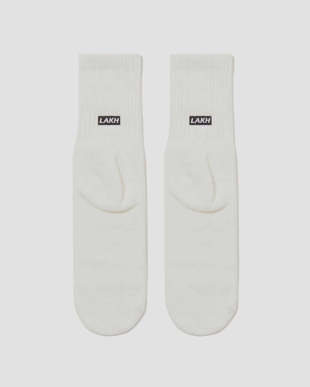 LAKH X DECKA 80's Skater Socks - White