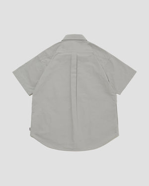 S/S Oversized Shirt - Light Grey