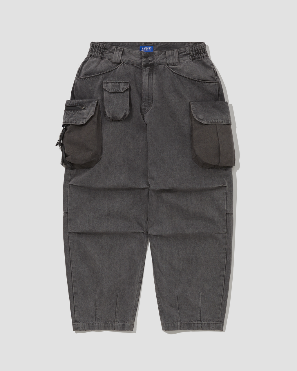 LAKH X LFYT Ten Pockets Cargo Pants - Washed Grey