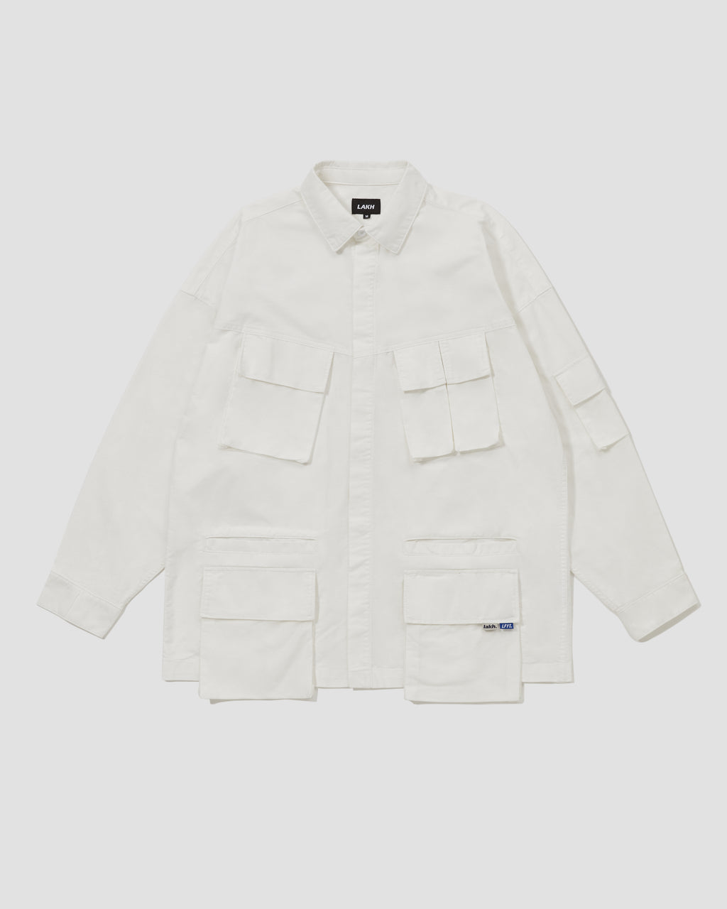 LAKH X LFYT L/S Ten Pockets Oxford Shirts - White