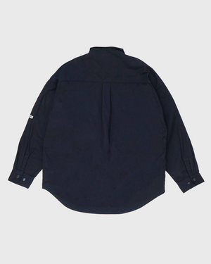 L/S Oversized Shirt - Polyester Ripstop Navy