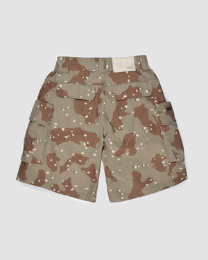 Classic Ten Pockets Cargo Shorts - Desert Camo