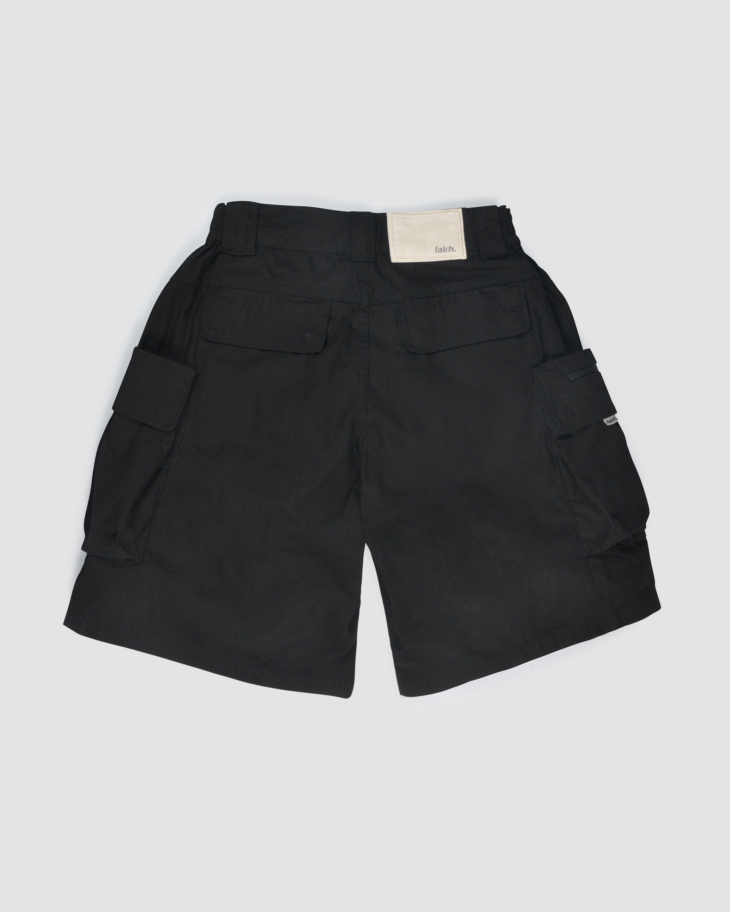 Classic Ten Pockets Cargo Shorts - Ripstop Black